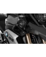 Set of LED auxiliary headlights, fog/fog black aluminium for BMW R1250GS/ R1200GS from 2013