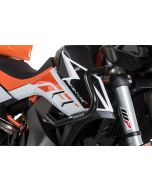 Stainless steel fairing crash bar, black for KTM 890 Adventure (-2022)/ 890 Adventure R (-2022)/ 790 Adventure/790 Adventure R (-2022)