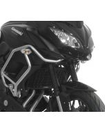 Radiator guard for Kawasaki Versys 650 from 2015, aluminum, black