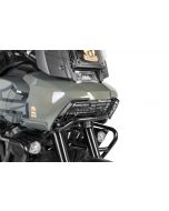 Headlight protector black with quick release fastener for Harley-Davidson RA1250 Pan America "OFFROAD USE ONLY"