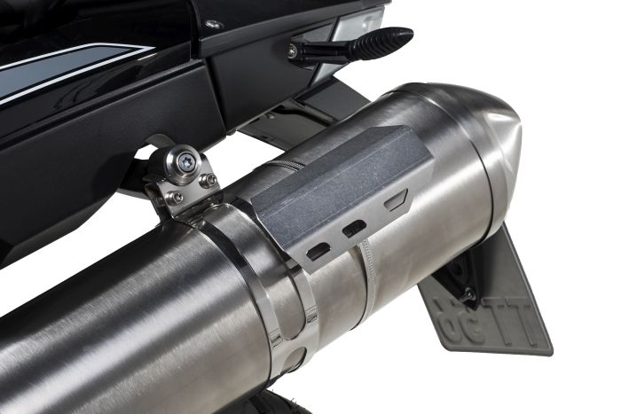 Motorcycle heat shield top