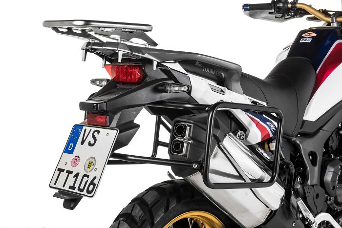 Motorbike pannier rack top