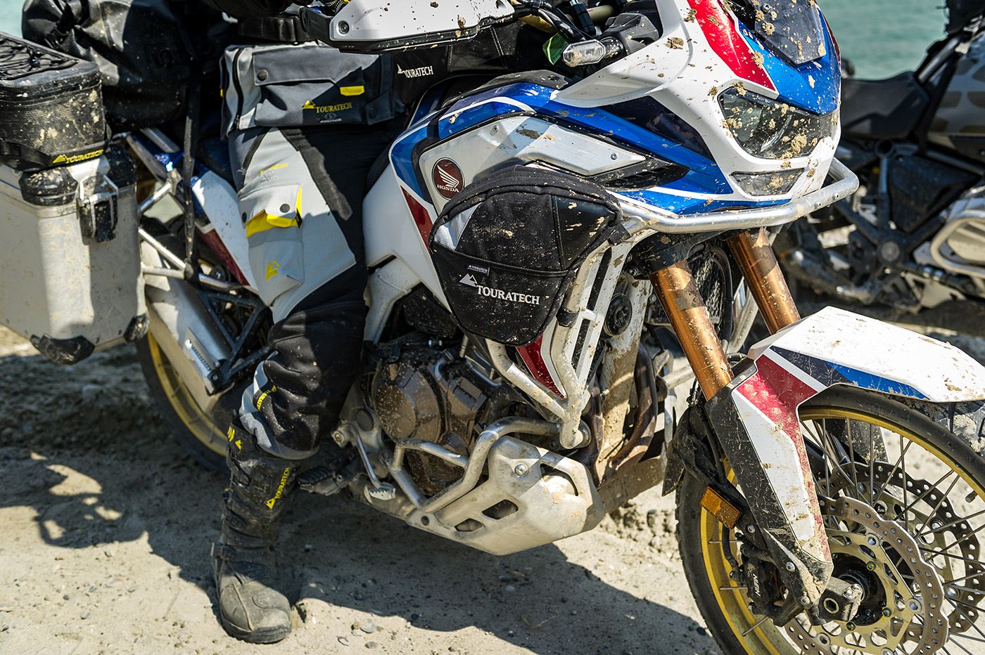 Bags Ambato for crash bars 403 5160 5161 5162 5163 for Honda CRF1100L Africa Twin Adventure Sports 1 pair Touratech Online shop for motorbike accessories