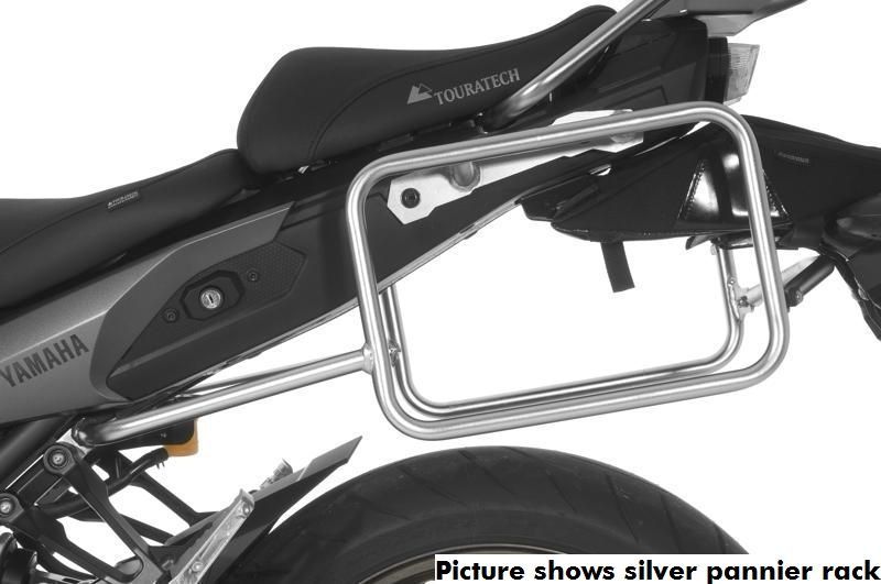 Stainless steel pannier rack black for Yamaha MT 09 Tracer 2015 2017 Touratech Online shop for motorbike accessories