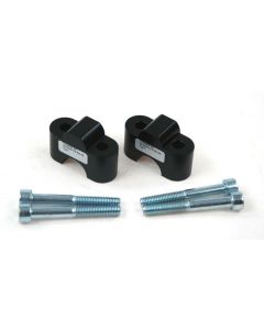 Handlebar Risers TYP 7 25 mm black, for BMW R1100GS/ R1150GS and Honda Transalp/ XRV750/ Varadero