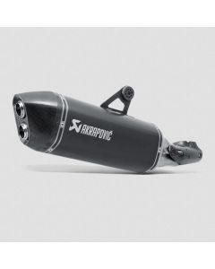 Exhaust Akrapovic slip-on, Titan, black for BMW R1200GS (LC) 2013-2016 / BMW R1200GS Adventure (LC) 2014-2016