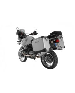 ZEGA Pro Aluminium pannier system "And-S" 38/45 ltr with stainless steel rack for BMW R1150GS/R1150GS Adventure/R1100GS/R850GS