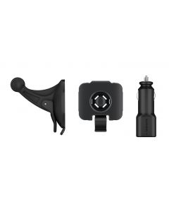 Garmin car mount with suction pad and charging plug for zumo XT2