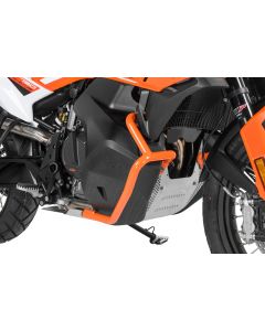 Tank crash bar stainless steel, orange for KTM 890 Adventure/ 890 Adventure R/ 790 Adventure/ 790 Adventure R (-2022)