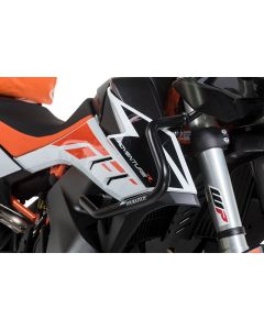 Stainless steel fairing crash bar, black for KTM 890 Adventure (-2022)/ 890 Adventure R (-2022)/ 790 Adventure/790 Adventure R (-2022)