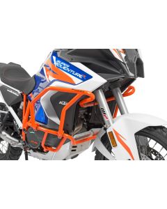 Crash bar extension orange for KTM 1290 Super Adventure S / R (2021-)