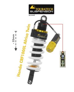 Touratech Suspension lowering (-25mm) for Honda CRF1000L Africa Twin (2018-) Type Level2