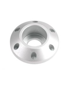Cover for rear silencer mount, BMW F800R, F800GT, BMW R1200GS (2008-2012)/ R1200GS Adventure up to 2013, anodised natural aluminium