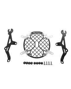 Headlamp guard, aluminium, with quick release fastener for Triumph Scrambler 900 (-2017)*OFFROAD USE ONLY*