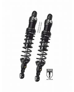 BLACK-T Twin-Shock Set Stage2 for Harley Davidson FLHR Road King / Classic / FLTRX Road Glide 2015-2020 (length 13 inch)
