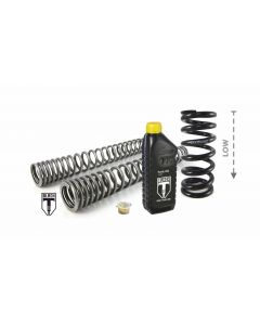 Black-T height lowering kit -30mm for Indian FTR 1200 / FTR 1200 S (2019-2021) replacement springs